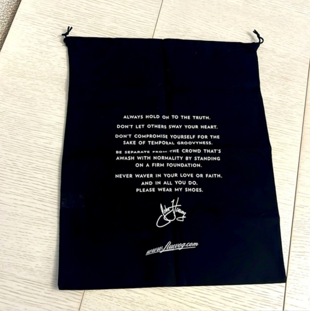 John Fluevog Shoes Dust bag NEW
